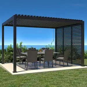 Panneau persienne aluminium gris anthracite cote 3m