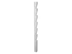Crémaillère à visser hêtre 2000 x 14 mm