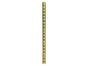 Crémaillère à visser acier laiton 1000 x 16 mm