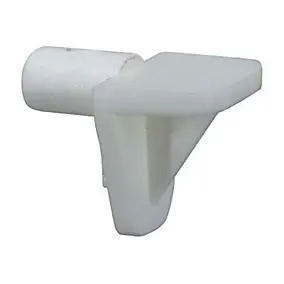 24 taquets à enfoncer plastique blanc ø5 mm