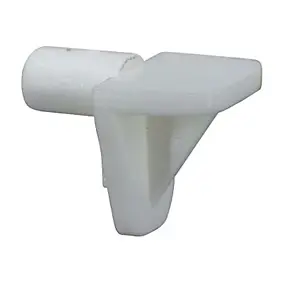 50 taquets à enfoncer plastique blanc ø5 mm
