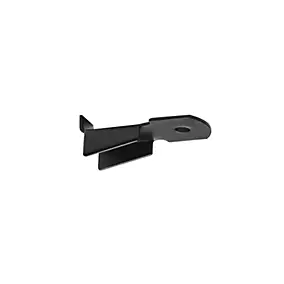 50 taquets pour étagère en acier noir