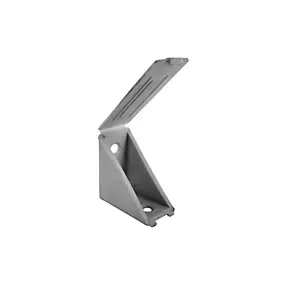 4 taquets pour étagère en plastique H. 4 cm gris