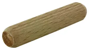 100 tourillons en hêtre rayé Ø 8 mm L. 40 mm