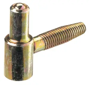 4 fiches à visser en acier bichromaté Ø 11 mm