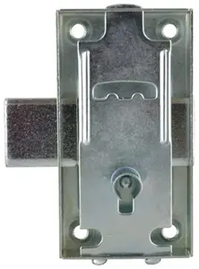 Verrou en acier poli 20 mm pour vitrine