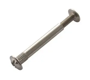 Vis de liaison pour meuble en acier nickelé Ø de perçage 8 mm