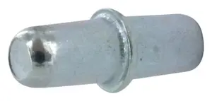 50 taquets à collerette en acier nickelé Ø 5 mm