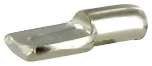 Lot de 50 taquets d'étagères en acier nickelé, Ø 5 mm