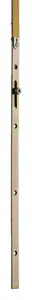 Crémone serrure ajustable pour portes d'entrée en bois - axe 40 mm H. 1,24 m