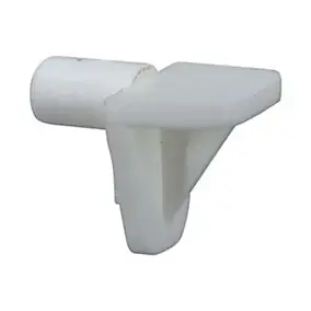 24 taquets à enfoncer plastique blanc ø7 mm