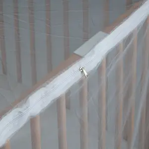 Moustiquaire de lit intégrale avec zip