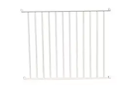 Module à barreaux L.150 cm en aluminium blanc pour barrière piscine – Accessoire sécurité extérieure – Pose facile et finition résistante