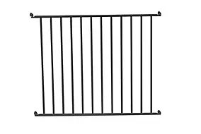 Module à barreaux L.100 cm en aluminium gris Alumin'home – Barrière de piscine sécurisée – Élément de protection extérieure robuste