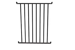 Module à barreaux H.90 cm pour barrière de piscine en aluminium gris anodisé Alumin'home – Sécurité extérieure moderne