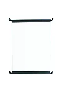 Module en verre l.100 x H.110 cm pour barrière de piscine – aluminium gris sablé – verre trempé – sécurité extérieure – Alumin’home