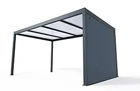 Rideau pour carport autoportant PVC Cosmeo L.308 cm Alumin'home