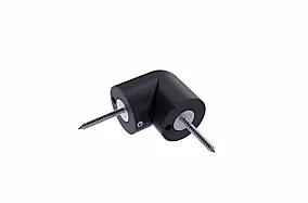 Articulation pour main courante aluminium noir