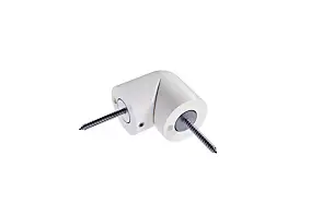 Articulation pour main courante aluminium blanc