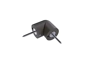 Articulation pour main courante aluminium taupe