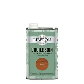 Huile de soin teck & bois exotiques Libéron ambré 500ml