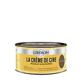 Crème de cire pâte meubles et boiseries Libéron chêne cendré 500ml