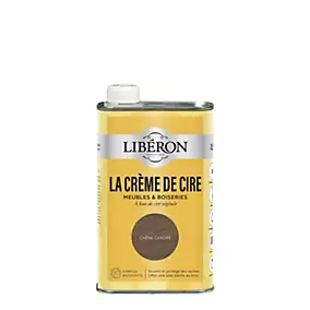 Crème de cire liquide meubles et boiseries Libéron chêne cendré 500ml