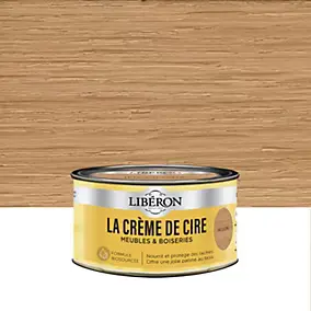 Crème de cire meubles et boiseries pâte Libéron incolore 250ml