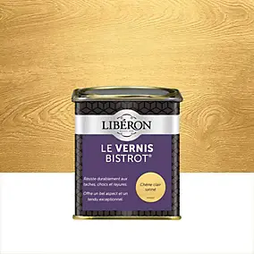 Vernis bistrot Libéron chêne clair satiné 250ml