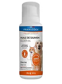 Huile de saumon pour chien et chat, 200ml
