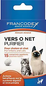 Aliment minéral vers O Net pour chat en comprimé