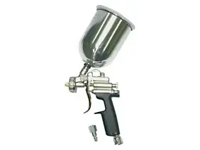 Pistolet de peinture Mecafer OM1 gris et noir 1L