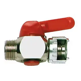 Vanne sortie de cuve 1/2 mâle - 1/4 mâle Mecafer