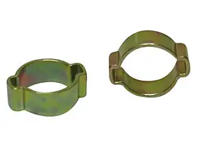 6 colliers à oreilles pour tuyau Ø 6 x 11 mm