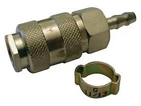 Coupleur cannelé Ø 6 x 11 mm Mecafer