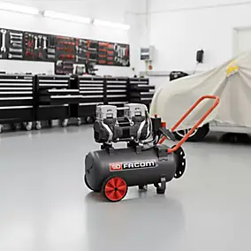 Compresseur d'air série Silver débruité Facom 24L 2.5HP