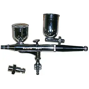 Kit aérographe Mecafer 600814 avec 2 godets