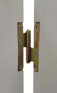 Paumelles de bâtiment - bout rond - 80 x 45 mm - Droite