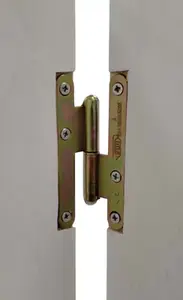 Paumelles de bâtiment - bout rond - 95 x 45 mm - Droite