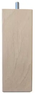 Pied de lit carré H. 150 x L. 55 x l. 55 mm