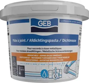 Pâte à joint raccords métalliques (eau potable) - 500 g