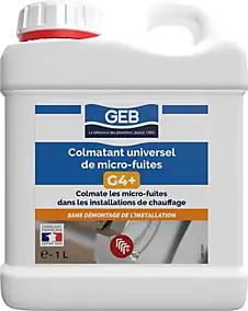 Colmatant micro-fuites G4+ Geb chauffage 1L