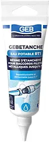 Résine d’étanchéité anaérobie au PTFE pour raccords filetés métalliques GEB 50 ml