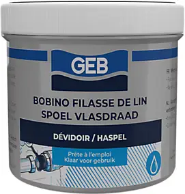 Bobine de filasse en lin Geb 80g prête à l'emploi