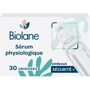 BIOLANE Sérum physiologique avec embout sécurité+ 30x5ml