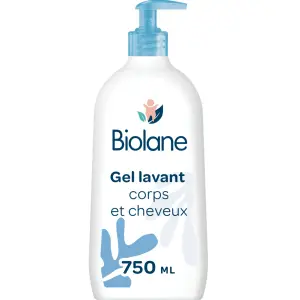 BIOLANE Gel lavant corps et cheveux 750ml