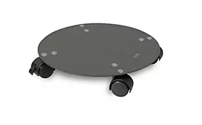 Roule-plante acier gris anthracite rond ∅30 cm