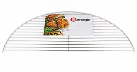 Grille demi-lune Kiowa pour barbecue acier chromé