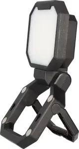 Projecteur rechargeable "SPARK" 20W 2000 lumens noir avec trépied et port USB-C
