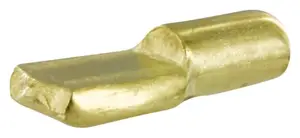 Lot de 24 taquets d'étagères en acier laitonné, Ø 5 mm